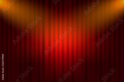 Entertainment Curtains Background For Movies Beautiful Red