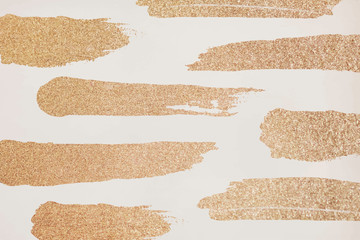 Wall Mural - Gold glitter streak background