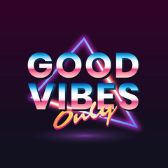Wall Mural - good vibes only