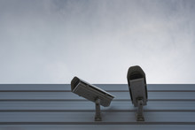 Surveillance Cameras On The Street