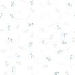 © BashevaOlga - Seamless pattern of abstract branches and flowers on a white background. hand drawn