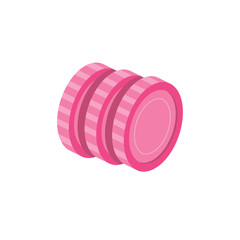 Poster - Coins 3D Vector Isometric icon