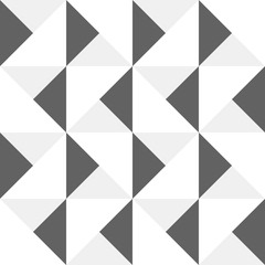 Poster - ..Triangles background. Vector geometric seamless pattern in pastel retro colors and textured simple shapes.