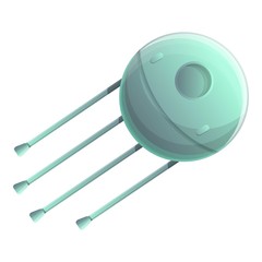 Poster - Satellite icon. Cartoon of satellite vector icon for web design isolated on white background