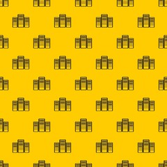 Poster - Database servers pattern seamless vector repeat geometric yellow for any design