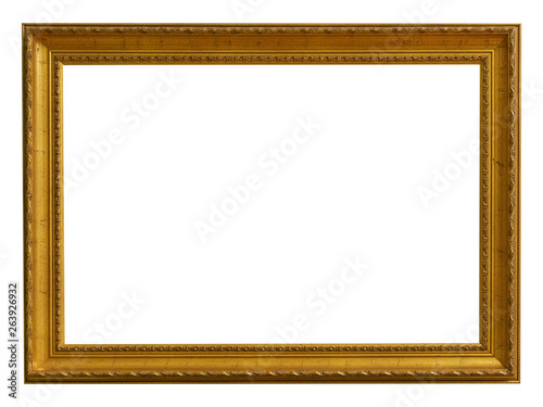 Fotomural Frame picture antique antiques isolated on white background