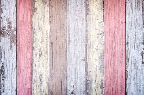 pastel wood planks texture Canvas Print