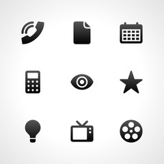 Poster - Web site icons set for landing page and infographics design vector illustration