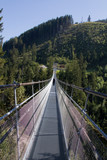 Fototapeta Mosty linowy / wiszący - Hängebrücke in der Schweiz