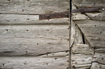 old wooden door