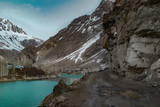 Fototapeta Góry - Bergesee Tadschikistan Pamir