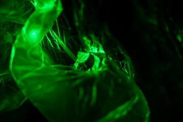 green texture on black background, abstraction