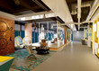 Leinwandbild Motiv 3d render modern working office