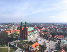Spring Cityscape Of Gniezno, Poland