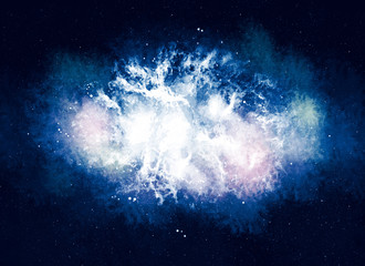 Wall Mural - abstract space background. it can be used for posters, cards, flyers, brochures, magazines and any k