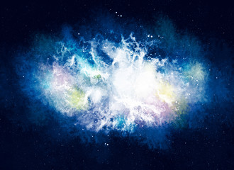 Wall Mural - abstract space background. it can be used for posters, cards, flyers, brochures, magazines and any k
