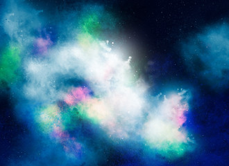 Wall Mural - abstract space background. it can be used for posters, cards, flyers, brochures, magazines and any k