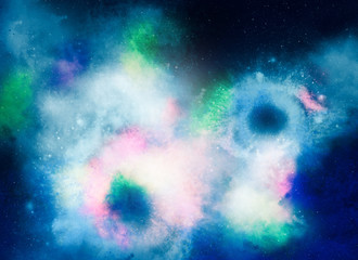 Wall Mural - abstract space background. it can be used for posters, cards, flyers, brochures, magazines and any k