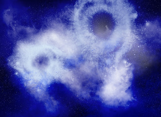 Wall Mural - abstract space background. it can be used for posters, cards, flyers, brochures, magazines and any k