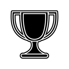 Poster - cup icon. Element of Education for mobile concept and web apps icon. Glyph, flat icon for website design and development, app development
