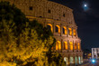 Colosseum at night in Rome - Italy