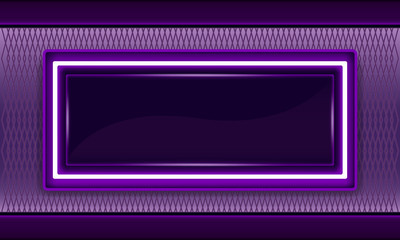 Neon purple frame template