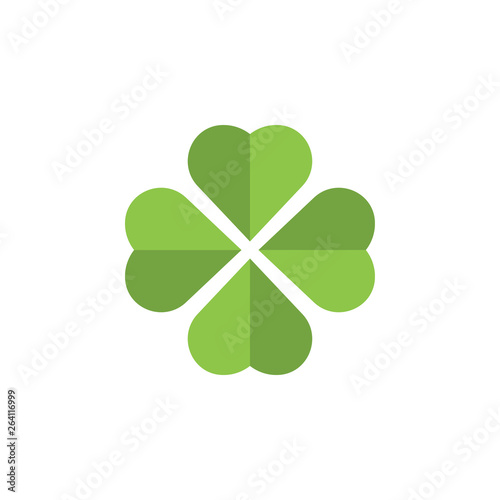 Fotografía Clover leaf clip art graphic design template
