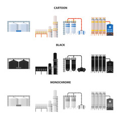 Vector illustration of production and structure logo. Set of production and technology vector icon for stock.