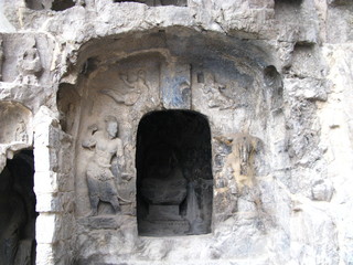 Wall Mural - Longmen Grottoes, Luoyang, China