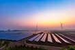 © 一飞 黄 - Before sunrise solar power plants
