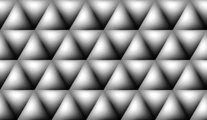 seamless 3D volume triangle pattern