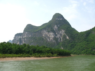 Sticker - Guilin Yangshuo Cruise on Li river, China