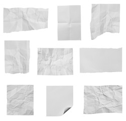 white paper ripped message torn