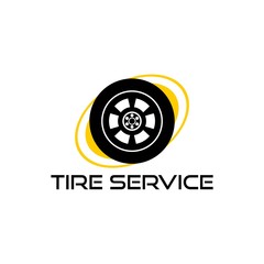 Canvas Print - Logo for tire service, Tire Service icon