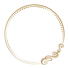 Wall Mural - vector floral vintage frame on a white background.
