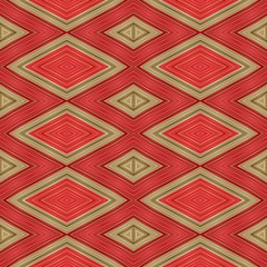 seamless diamond pattern with red, light brown, skin colors. repeating arabesque background for textile fashion, digital printing, postcards or wallpaper design.