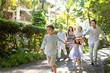 © Blue Jean Images - Happy family on vacation