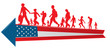 © doom.ko - imigration libyan people to europe, vector illustration