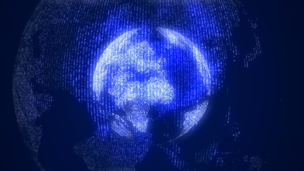 Poster - Global technology world map, globe worldmap icon, 3d rendering backgroung