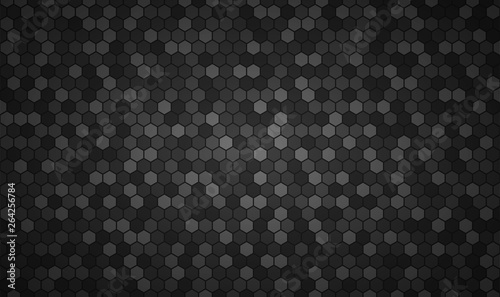 Abstract hexagons random background. Vector illustration