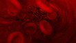 © Laurence - vene im querschnitt mit erythrozyten oder roten blutkörperchen als visualisierung