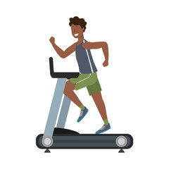 Sticker - fitness exercise cartoon