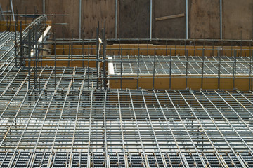 Rebars for the building floor