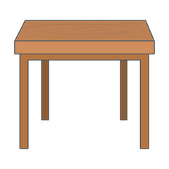 Poster - furniture table cartoon