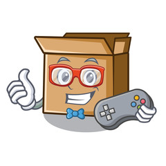 Sticker - Gamer cardboard isolated with in the mascot