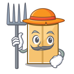 Sticker - Farmer mailer envelope in the character shape