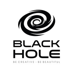 Black Hole, Galaxy Logo Inspiration Vector 