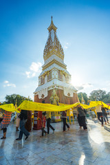 Temples and works of art that make up the religion, places of Buddhism in Thailand.