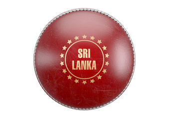 Wall Mural - Red Cricket Ball