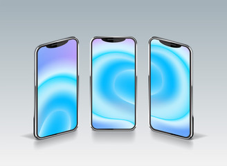 Poster - Illustration of abstract graphic for smartphone wallpaper. 